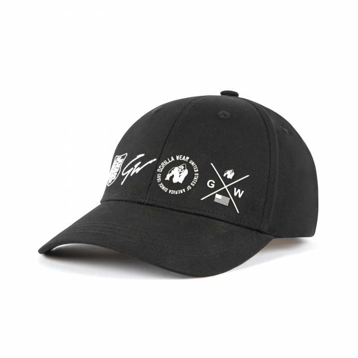 Sjekke Weston Cap, black, Gorilla Wear hos SportGymButikken.no