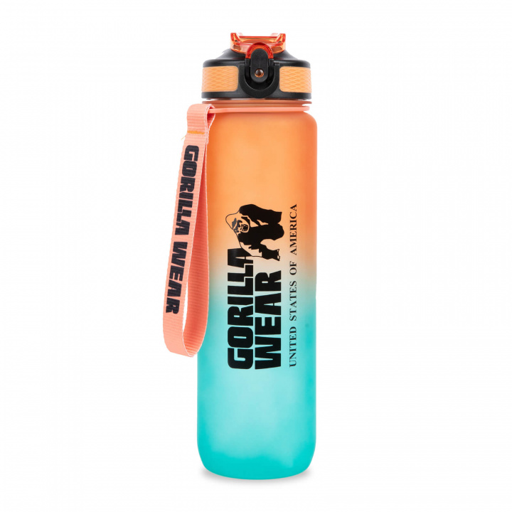 Gradient Water Bottle 1000 ml, green/orange i gruppen Sport & Fitness / Treningstilbehør / Vannflasker & Shakers hos Sportgymbutikken.no (GW-99221-188)