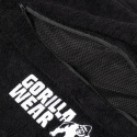 Zip Pocket Gym Towel, black