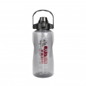 Water Bottle With Sleeve 2 L, black, Gorilla Wear