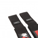 Padded Silicone Lifting Straps, black