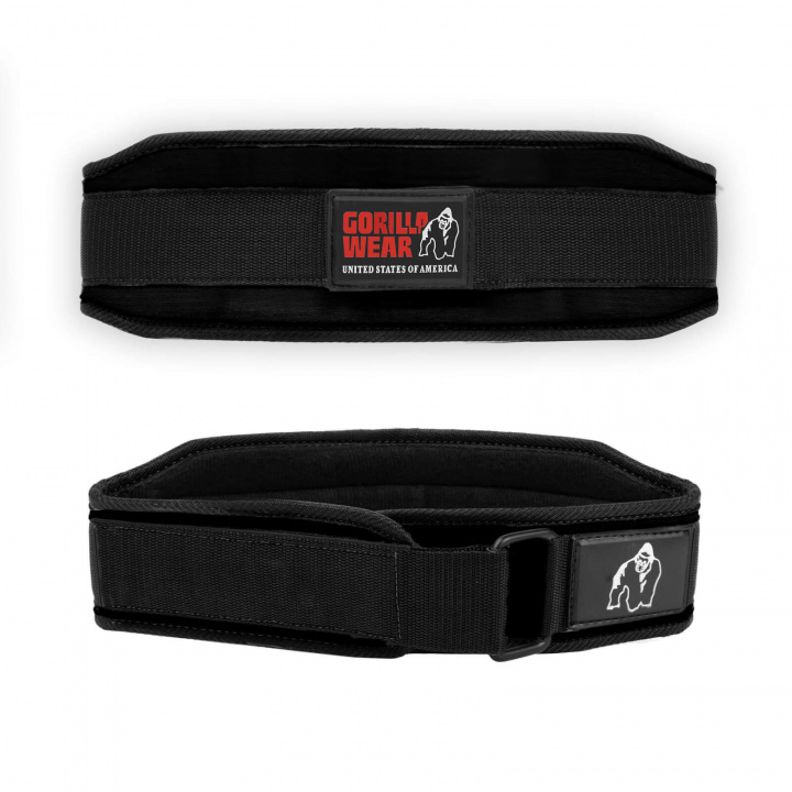 Sjekke 4 Inch Womens Lifting Belt, black, Gorilla Wear hos SportGymButikken.no