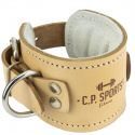 Ankle Cuff Leather, padded, natural