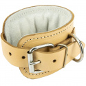 Ankle Cuff Leather, padded, natural