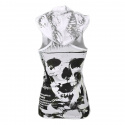 Indian Skull Hood Tank, white, Yakuza