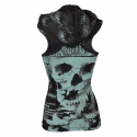 Indian Skull Hood Tank, black, Yakuza