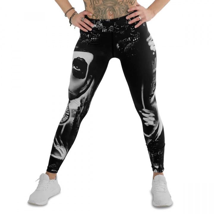 Sjekke Mexican Tights, black/white, Yakuza hos SportGymButikken.no