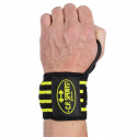 Wrist Wraps, 30 cm, black/yellow