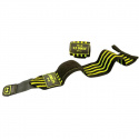 Strongman Wrist Wraps, 50 cm, black/yellow