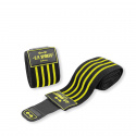 Elbow Wraps Pro, 1.3 cm, black/yellow, C.P. Sports