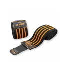 Elbow Wraps Pro, black/orange, C.P. Sports