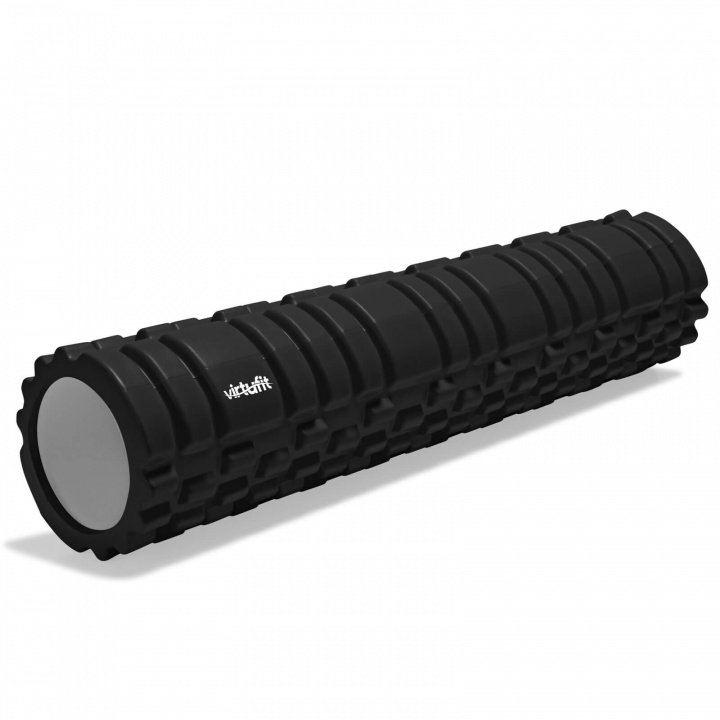 Sjekke Grid Foam Roller 62 cm, black, VirtuFit hos SportGymButikken.no