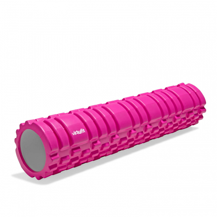 Sjekke Grid Foam Roller 62 cm, pink, VirtuFit hos SportGymButikken.no