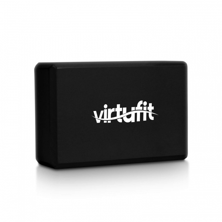 Sjekke Yoga Block, black, VirtuFit hos SportGymButikken.no