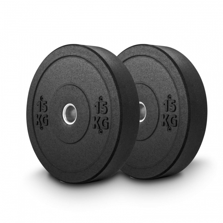 Sjekke Hi-Impact Bumper Plates, 2 x 15 kg, Gymstick hos SportGymButikken.no