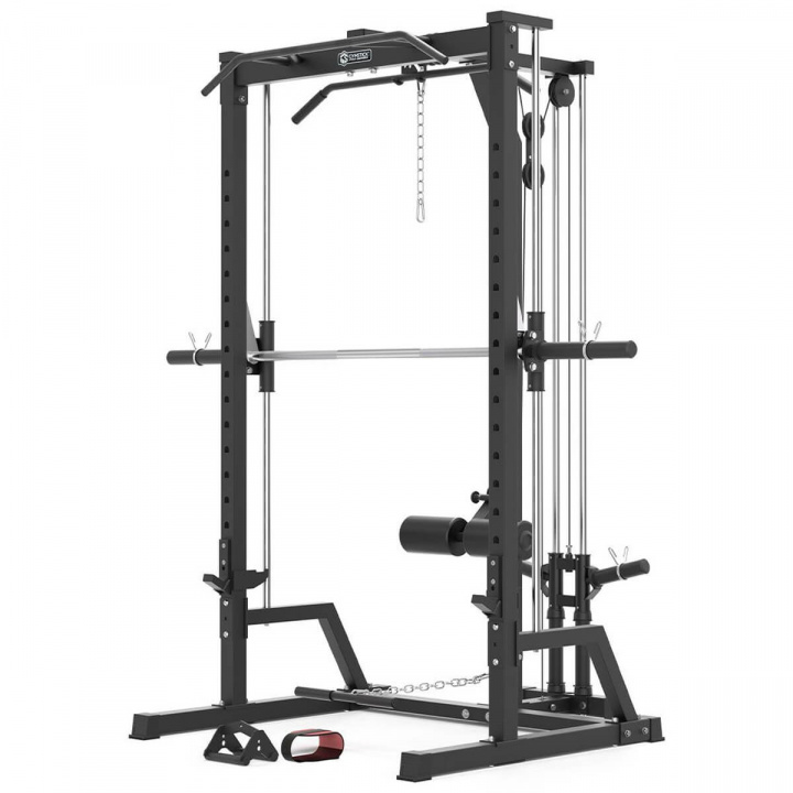 Smith Half Rack with Pulley Station, Gymstick i gruppen Styrke / Styrkemaskiner / Smithmaskiner hos Sportgymbutikken.no (GY-STR-SHR-PUL)