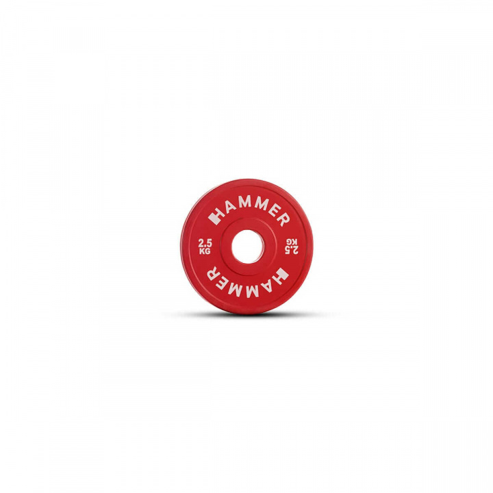 Bumper Vektskive, 1 x 2.5 kg, Hammer i gruppen Styrke / Vektskiver, stenger, lås / Vektskiver 50 mm hos Sportgymbutikken.no (HM-17050)