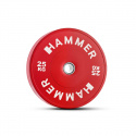 Bumper Vektskive, 1 x 25 kg, Hammer