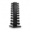Hexmanualsett med stativ, 10-par: 1 - 10 kg, Hammer