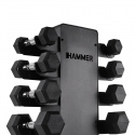 Hexmanualsett med stativ, 10-par: 1 - 10 kg, Hammer