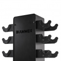 Hexmanualsett med stativ, 10-par: 1 - 10 kg, Hammer