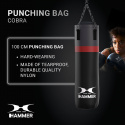 Boksesekk Cobra, 100 x 30 cm, Hammer