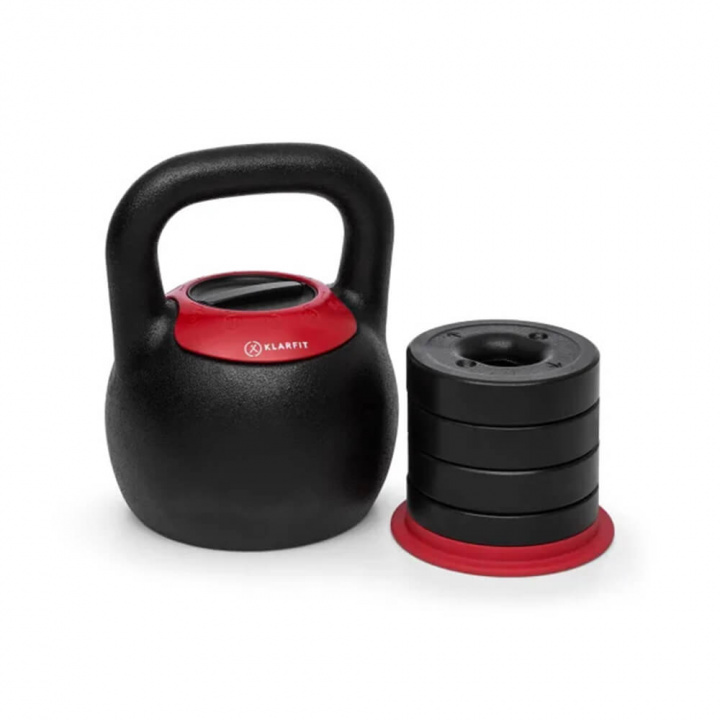 Sjekke Justerbar Kettlebell 8-16 kg, Klarfit hos SportGymButikken.no