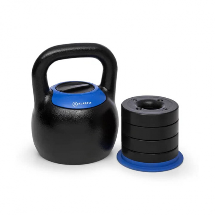 Sjekke Justerbar Kettlebell 16-24 kg, Klarfit hos SportGymButikken.no