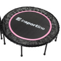 Fjærfri trampoline Cordy, med håndtak 114 cm, pink, inSPORTline