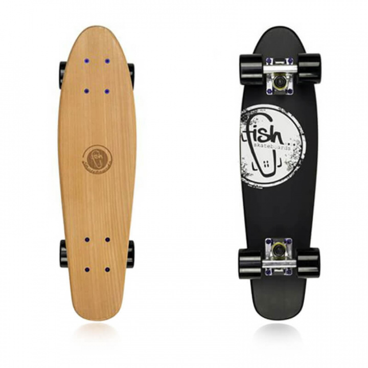 Sjekke Pennyboard Classic Wood 22'', Fish hos SportGymButikken.no