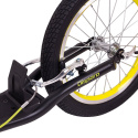 Sparkesykkel Disparo V-Brake, black/yellow, inSPORTline