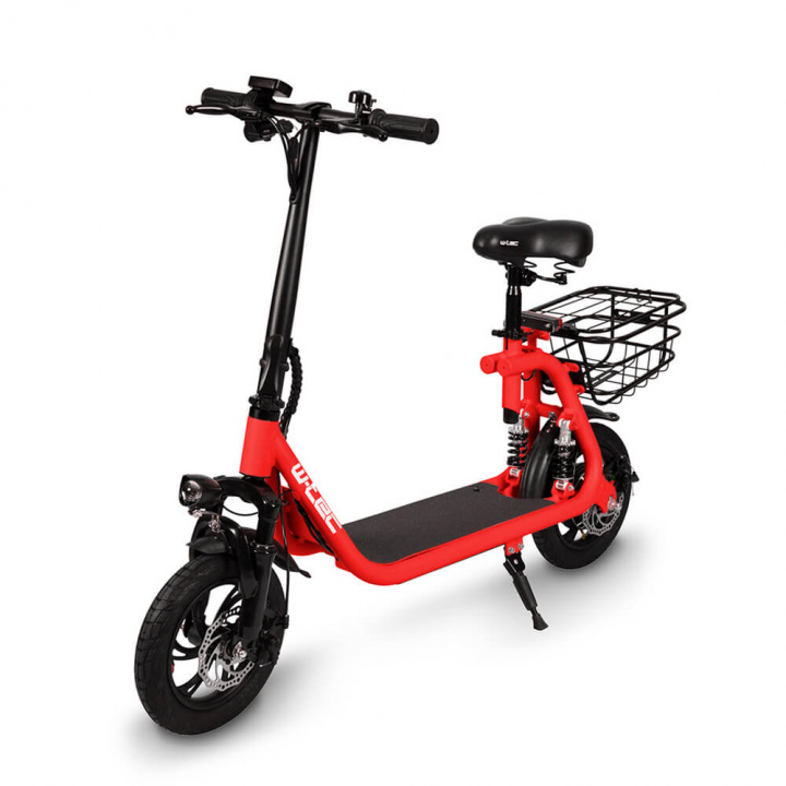 Sjekke Elektrisk scooter Billar II 500W 12'', red, W-TEC hos SportGymButikken.no
