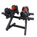 Justerbare manualer med stativ Durabell, 2 x 6.5 - 24.5 kg, inSPORTline