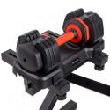 Justerbare manualer med stativ Durabell, 2 x 6.5 - 24.5 kg, inSPORTline