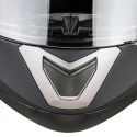 Motorsykkelhjelm YM-925, matte black, W-TEC