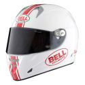 Motorsykkelhjelm M5X Daytona, white/red, Bell