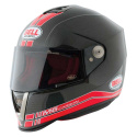 Motorsykkelhjelm M6 Carbon Race, black/red, Bell