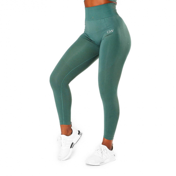 Sjekke Define Seamless Tights, jungle green, ICANIWILL hos SportGymButikken.no