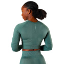 Define Seamless LS Crop Top, jungle green, ICANIWILL