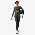 Define Seamless LS Crop Top, graphite, ICANIWILL