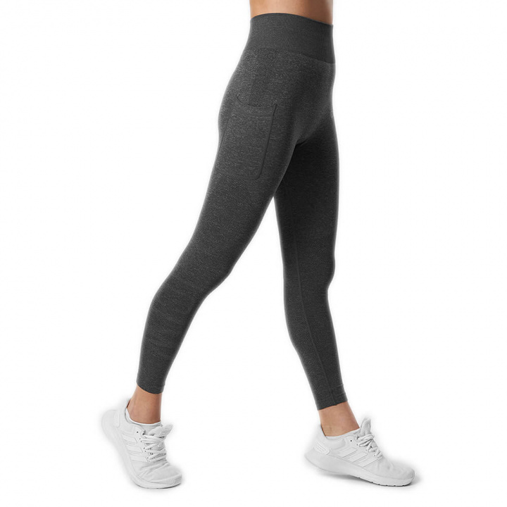 Sjekke Define Seamless Pocket Tights, grey melange, ICANIWILL hos SportGymButikk