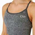 Queen Mesh Sports Bra, grey melange, ICANIWILL