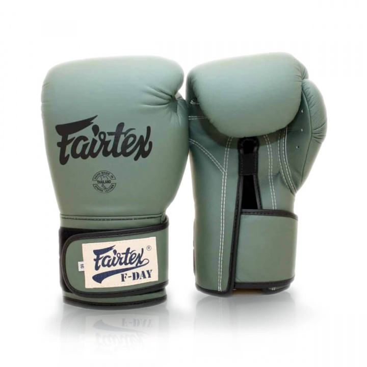 Sjekke Boksehanske BGV 11 F-Day, green, Fairtex hos SportGymButikken.no