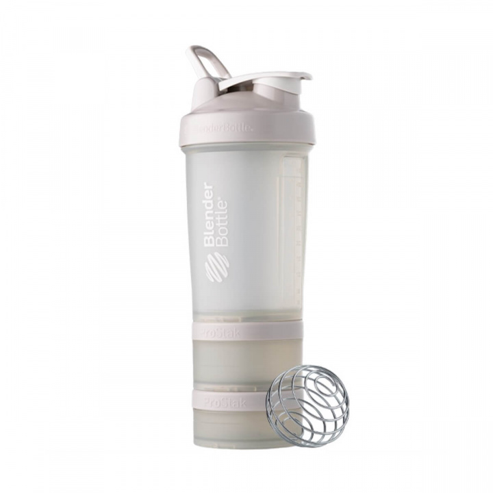 Sjekke Blender Bottle ProStak, 650 ml, smoke gray hos SportGymButikken.no