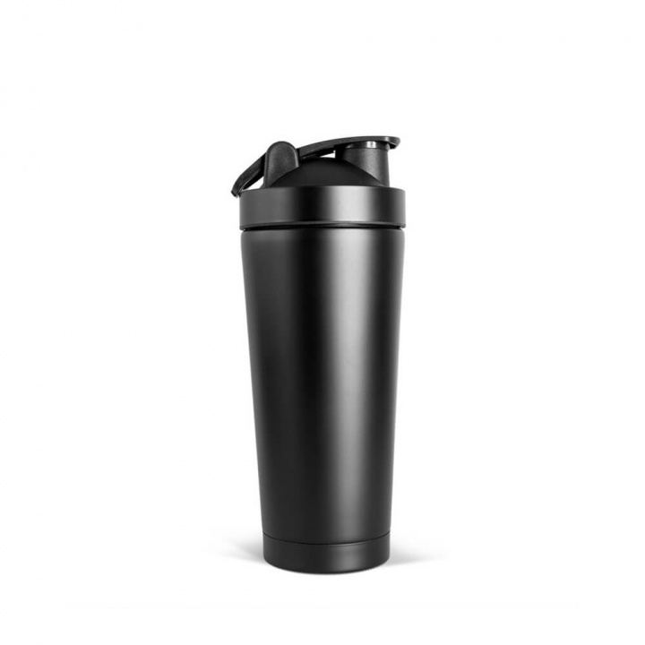Sjekke Metal Shaker, 820 ml, Black Matt hos SportGymButikken.no
