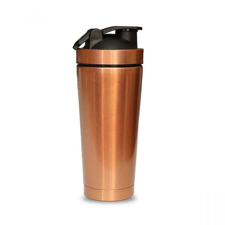 Metal Shaker, 820 ml, Bronze i gruppen Sport & Fitness / Treningstilbehør / Vannflasker & Shakers hos Sportgymbutikken.no (OP-k2kmsbr)