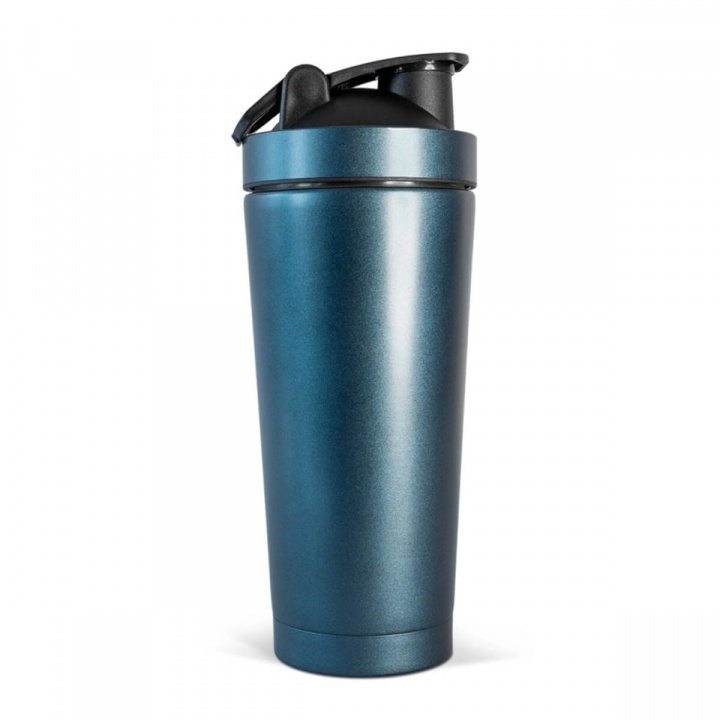 Metal Shaker, 820 ml, Teal Matt i gruppen Sport & Fitness / Treningstilbehør / Vannflasker & Shakers hos Sportgymbutikken.no (OP-k2kmstm)