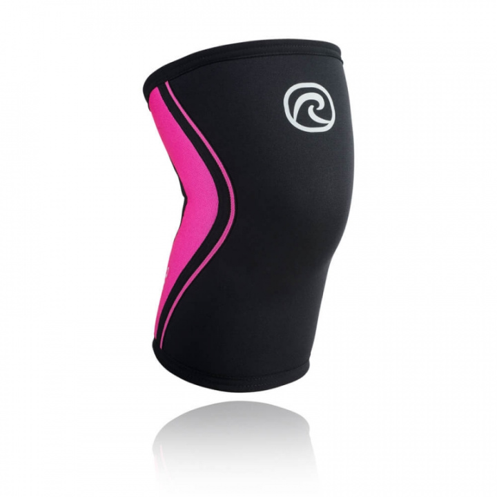 Sjekke Knebeskytter RX Line, black/pink, Rehband hos SportGymButikken.no