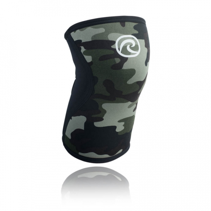 Sjekke RX Knee Sleeve, 5mm, camo/black, Rehband hos SportGymButikken.no