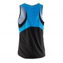 Run Team Race Singlet Unisex, black/cyan, Salming Sports